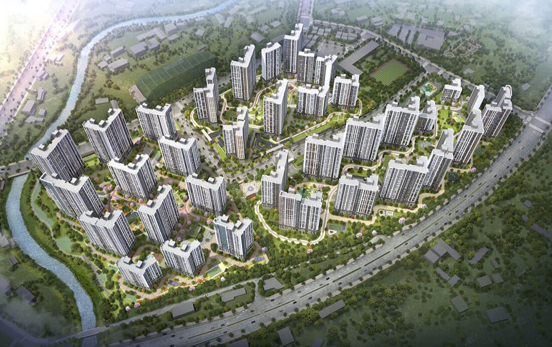 신분평 더 웨이시티 단지배치도